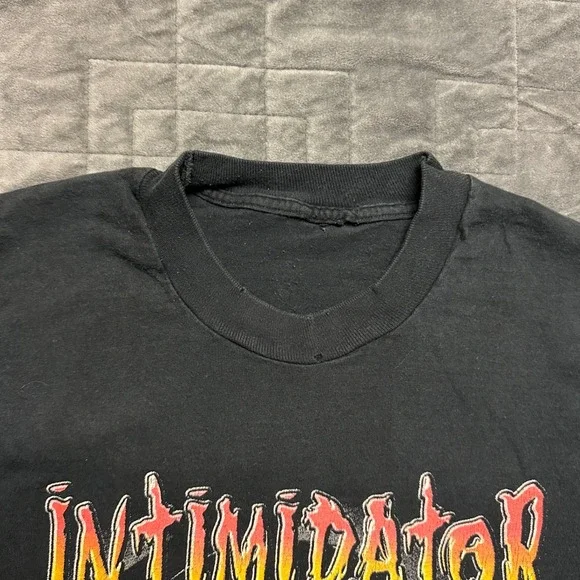 Vintage 90s Dale Earnhardt Intimidator Nascar Racing Faded Single Stitched Shirt - Picture 4 of 8